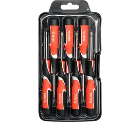 YATO YT-25863 Feinschraubendreher-Set 7-teilig / Flach 2 und 3 mm | PH00 | PH0 | T5 | T6 | T7