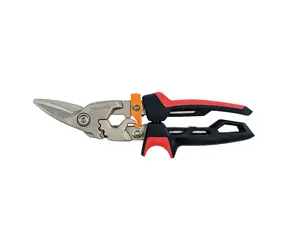 Fiskars PowerGear 1027209 Blechschere - links / Schnittlänge 38 mm / Zahnrad