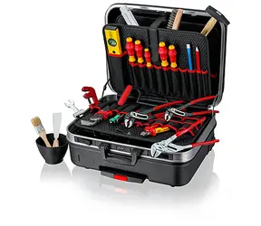 Knipex Big Basic Move Sanitär Werkzeugkoffer 002106HKS / großes Werkzeugset für Klempner / 31-tlg
