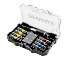 Graphite 56H614 / Satz mit 10 Bits + Magnetaufsatz 1¦4" / farbcodierte Bits