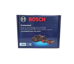 BOSCH 1600A01BA3 / Starterkit / 2x ProCORE18V 4.0Ah + GAL 18V-40
