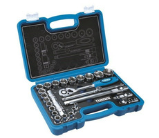 Narex Werkzeugsatz mit Stecknuss (443000904) / 1/2" Sechskant / 27 Werkzeuge / Kunststoffkoffer
