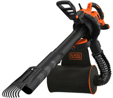 Black&Decker BEBLV301-QS / Laubbläser | Laubbläser 3in1 / 3000W / Blasgeschwindigkeit 404 km-h / Tankvolumen 72 L