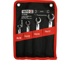 YATO Ringschlüsselsatz 8-17 mm 4-teilig / halboffen