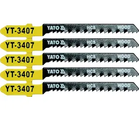 YATO Sägeblatt für Geradsäge 75 mm für Holz TPI13 5 Stk