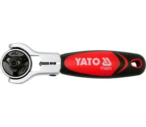 YATO YT-03311 Ratsche 1|4" mit Schwenkkopf 115 mm