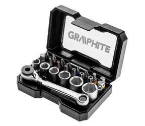 Graphite 56H610 1|4" Ratschen-Steckschlüsselsatz / 24-tlg