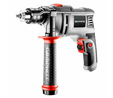 Graphite 58G726 / Schlagbohrmaschine / 650 W / 13-mm-Bohrfutter / 3.000 U/min / 48.000 Hübe pro Minute / Koffer