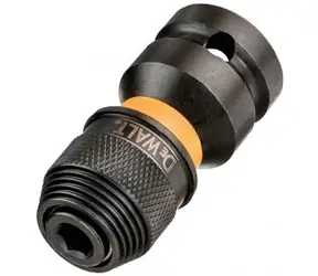 DeWalt DT7508 / Vierkantadapter 1/2" auf Sechskant 1/4" / Länge 52 mm / gehärteter Kern