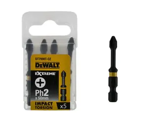 DeWalt DT7998T / Impact Torsion Extreme Bit-Set / Ph2x50mm / 5-teilig