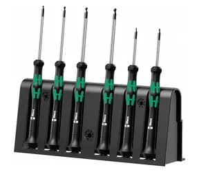 Wera 2052|6 Schraubendreher-Set für den Einsatz in der Elektronik + Ständer