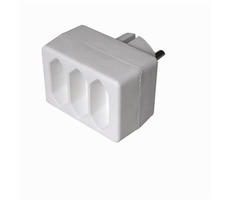 Solight Anschlussdose 3 Steckdosen 3x 2,5A weiß