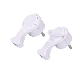 Solight -Stecker - gebogen - niedriges Profil von der Wand - IP20 weiß