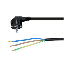 Solight PF04 Flexokabel 2m schwarz / 3x 1mm2 