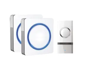 Solight 1L23 weiß / 2x Funkklingel / für Steckdose / 120m