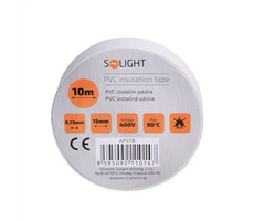 Solight AP01B Isolierband 15mm x 0,13mm x 10m weiß