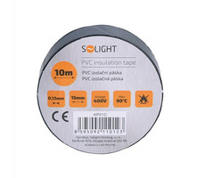 Solight AP01C Isolierband 15mm x 0,13mm x 10m schwarz
