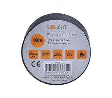 Solight AP03C Isolierband 19mm x 0,13mm x 10m schwarz