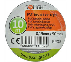 Solight AP08 Isolierband 50mm x 0,13mm x 10m schwarz