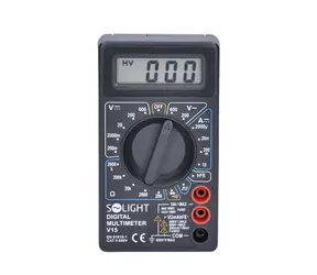 Solight V15 Multimeter / max. AC 500V / max. DC 500V / 10A / Diodentest / Summer