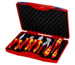 Knipex 00 21 15 Kompakter 7-teiliger Werkzeugkoffer