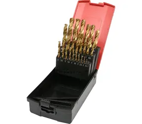 YATO YT-44676 / HSS-TiN Eisenbohrer-Set 25 Stück / 1-13 mm