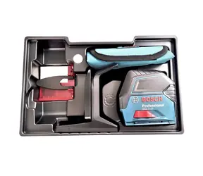 BOSCH GCL 2-15 / Kombinierter Laser / Reichweite bis zu 15 m / Selbstnivellierungsbereich ±4° / Genauigkeit ±0,3 mm / mit Batterie und Zielplatte