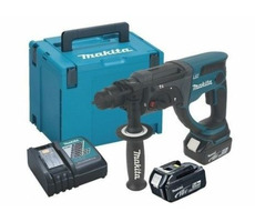 Makita DHR202RTJ / Akku-Kombihammer / 18V / 2x 5,0Ah / SDS- PLUS / 1100 U/min / 4000 Schläge-min / 2,0 J