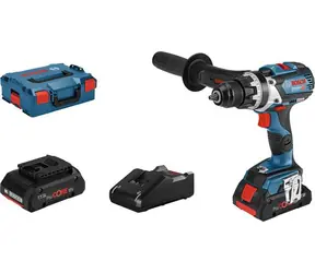 BOSCH GSR 18V 110 C Professional / Akku-Bohrschrauber / 18V / 2100 U/min / 2x 4 Ah