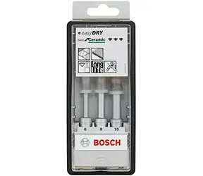 BOSCH Robust Line Easy Dry Best for Ceramic 2608587145 / Diamantbohrer-Set zum Trockenbohren / 3-teilig