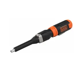 Black&Decker BCF601C / Hand-Akkuschrauber / 180 U/min / 5,5 Nm / Bitsatz / LED-Licht / Netzteil 4X AA