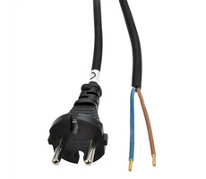 Solight PF31 Flexokabel 5m Gummi - Schwarz / 2 x 1mm2
