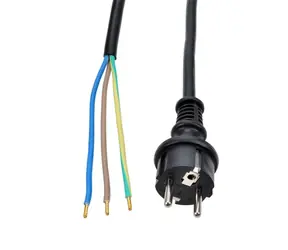 Solight PF37 Flexokabel 5m Gummi - Schwarz / 3 x 1,5mm2