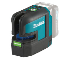 Makita SK105GDZ / Kreuzlaser / Klasse 2 / bis zu 35 m (80 ms Empfänger) / 510-530 nM / Genauigkeit 3 mm