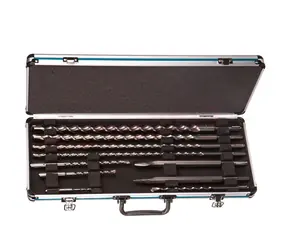 Makita D-42385 SDS- PLUS Bohrer- und Meißelset im Aluminiumkoffer / 10-teilig