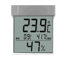 TFA 30.5020 - VISION Digitales Außenthermometer mit Hygrometer für Fenster 