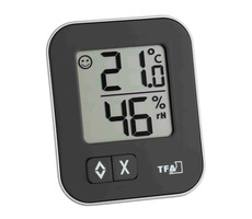 TFA 30.5026.01 - MOXX Digitales Thermometer mit Hygrometer - Schwarz