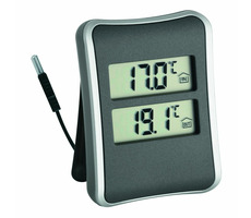 TFA 30.1044 - Digitales Innen- und Außenthermometer mit Kabelfühler