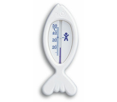 TFA 14.3017.02 - Wassertemperaturthermometer in Fischform - weiß