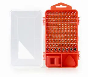 Gembird TK-SD-07 Bit-Werkzeug-Set (108 Stück) / 90 Schraubendreher-Bits / Pinzette / Saugnapf / Bithalter