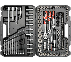YATO YT-38801 / Gola-Set 1|2" & 3|8" & 1|4" + Zubehör 120-tlg