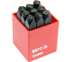 YATO YT-6855 / Zahlenstanzer 8 mm / 0-9 / 9 Stk