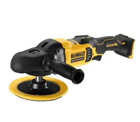 DeWalt DCM849N / Akku-Polierer / 18V XR / Scheibendurchmesser 180 mm / 800-2200 U/min / M14 / ohne Akku