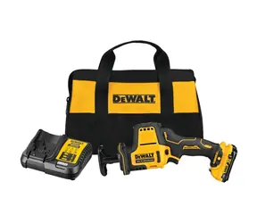 DeWalt DCS312D2 / Akku-Säbelsäge / 12 V / 2.800 Hübe/min / 2 x 2,0 Ah / Ladegerät / Tasche