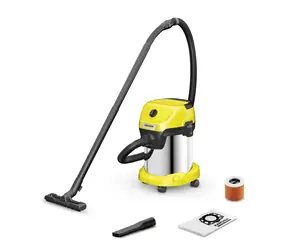 Kärcher WD 3 S / Mehrzwecksauger mit Zubehör / 1000W / 17 L / Nass- und Trockensaugen