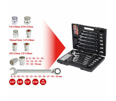 KS Tools - Ratschen-Steckschlüssel-Satz / 30-tlg