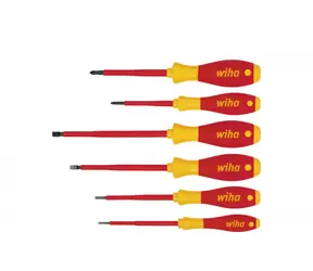 Wiha 00833 SoftFinish Elektro-Schraubendreher-Set / 6-tlg