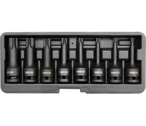 YATO YT-1065 / Satz Stoßbits 8 Stück / T30-T80 Torx / CrMo