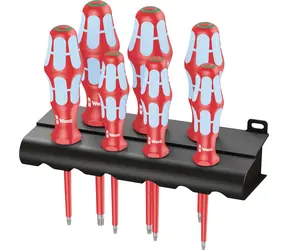 Wera 3167 i|7 TORX-Schraubendrehersatz / Edelstahl + Ständer / 7-teilig