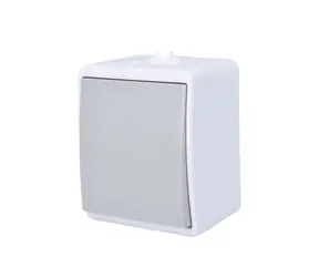 Solight 5B303 Nassschalter IP54 grau / Nr. 1 einpolig